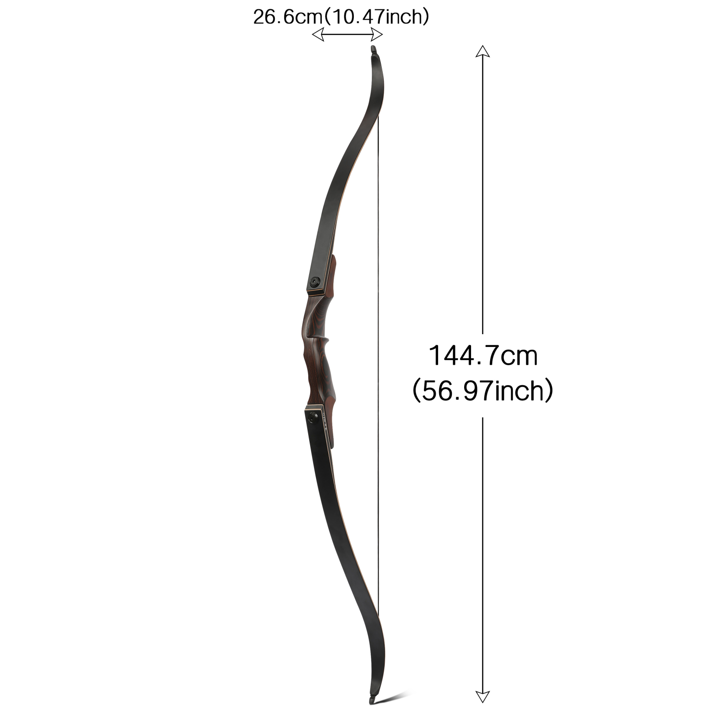 Archery Recurve Bow and Arrows Kit for Hunting Target