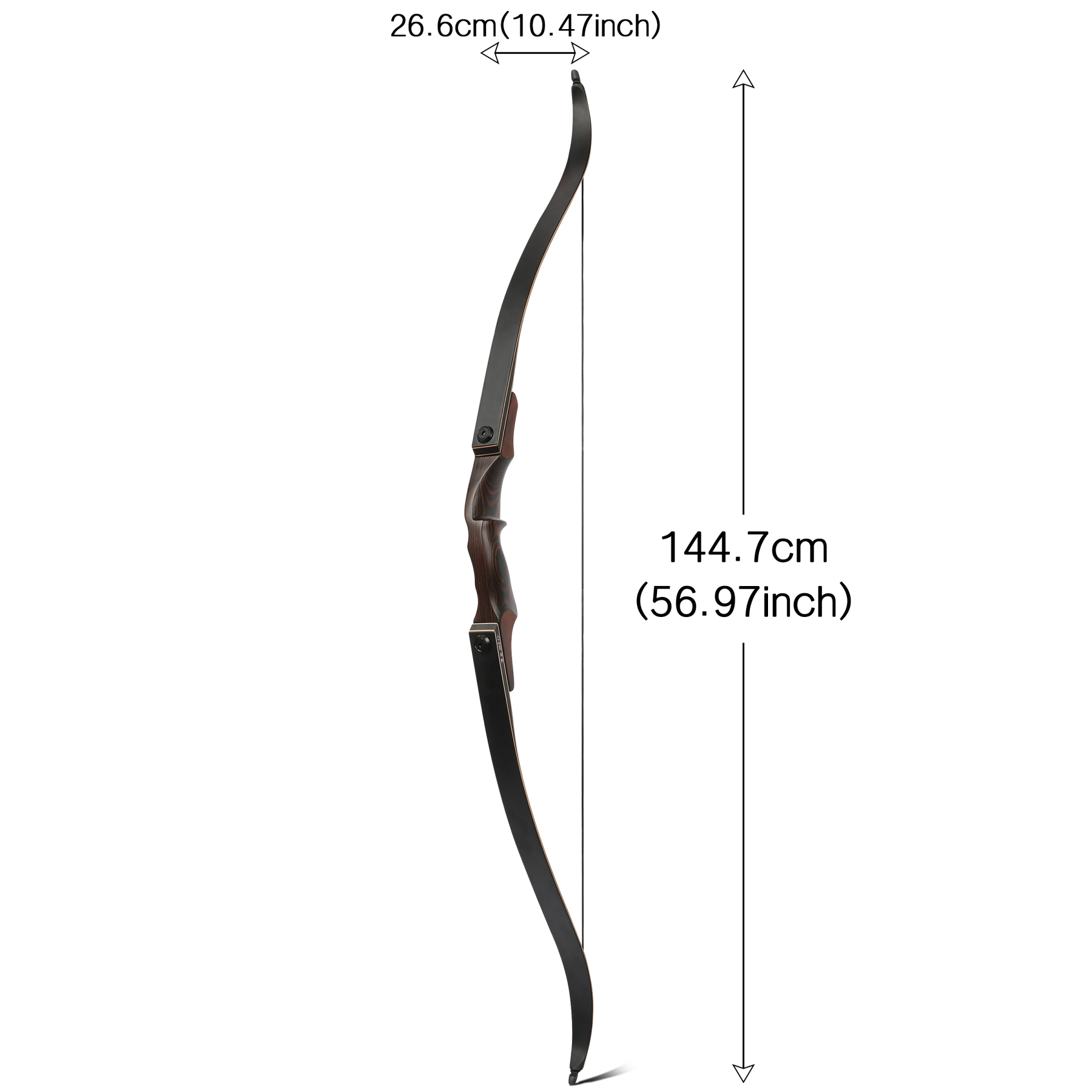 Archery Recurve Bow and Arrows Kit for Hunting Target