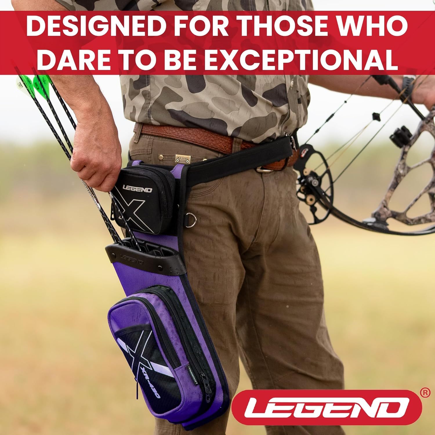Legend XR430 Archery Field Hip Arrow Quiver