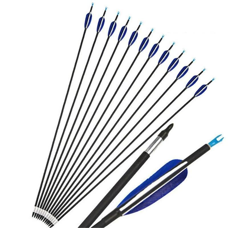 🎯AMEYXGS Archery Spine 700 Carbon Arrow Turkey Feathers-AMEYXGS Archery