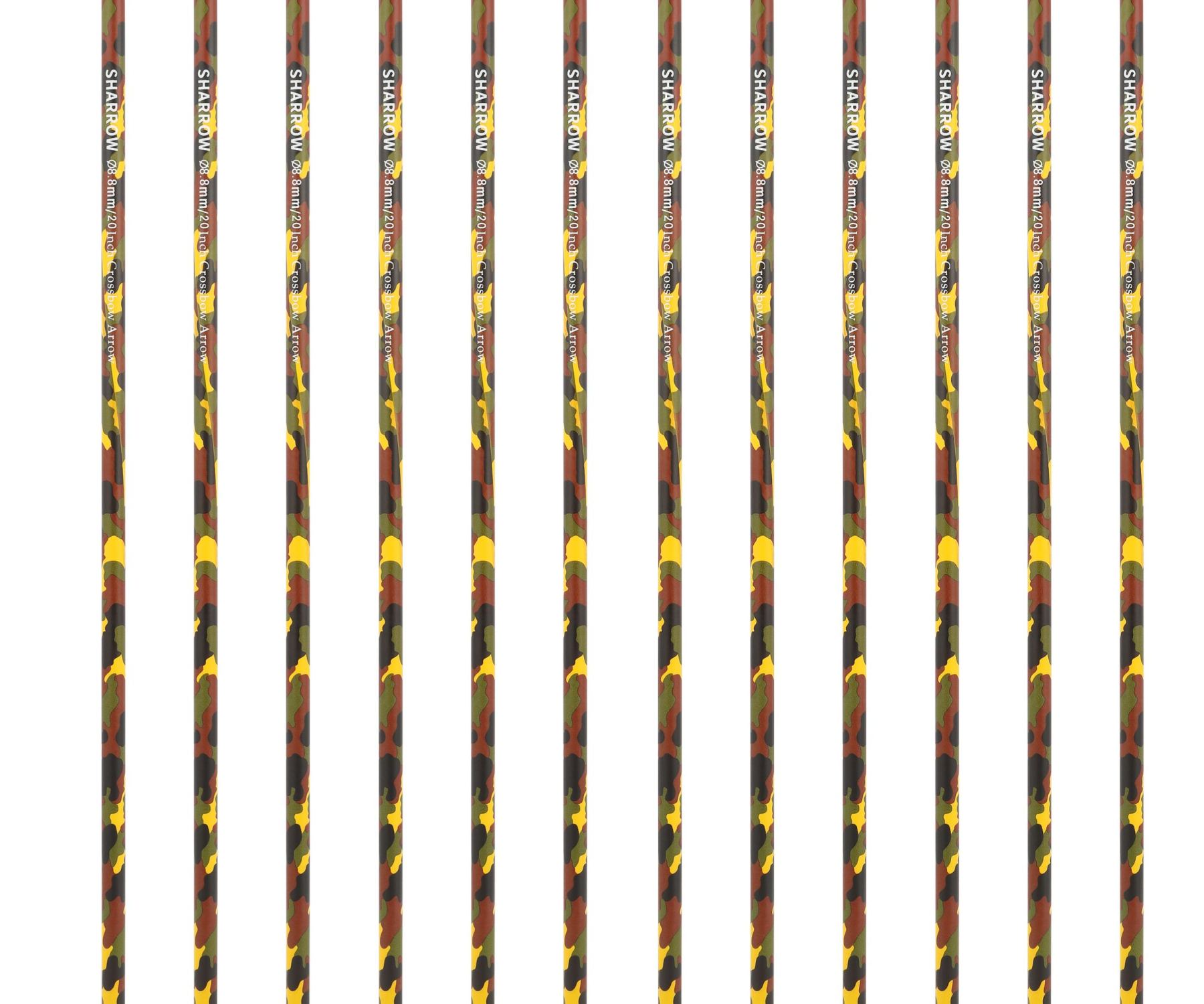 Crossbow-Bolts-Carbon Hunting Arrows with 4" Vanes Replaced Arrowhead(12 Pack)-AMEYXGS Archery