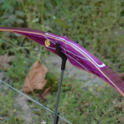 AMEYXGS Flame Series Hunting Bow, American Longbow, Purple & Blue