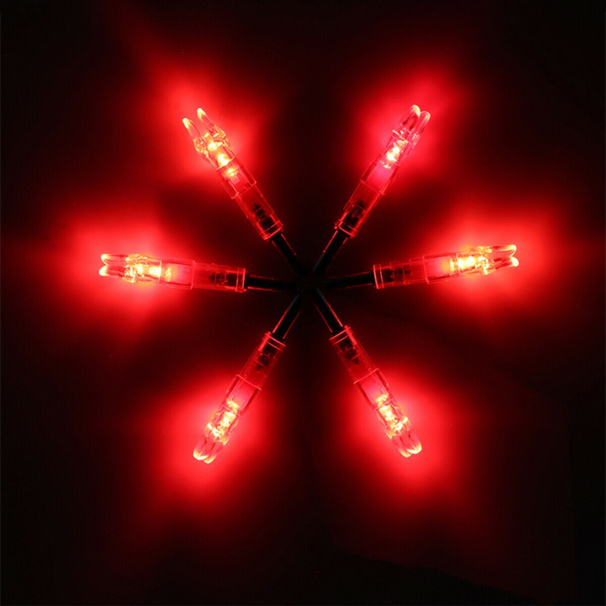 🎯6pcs 5.3mm Archery Led Lighting Nock Arrow Tails-AMEYXGS Archery