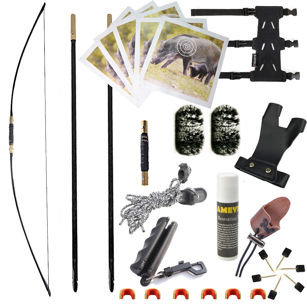 Ambidextrous 67inch Takedown Long Bow Kit