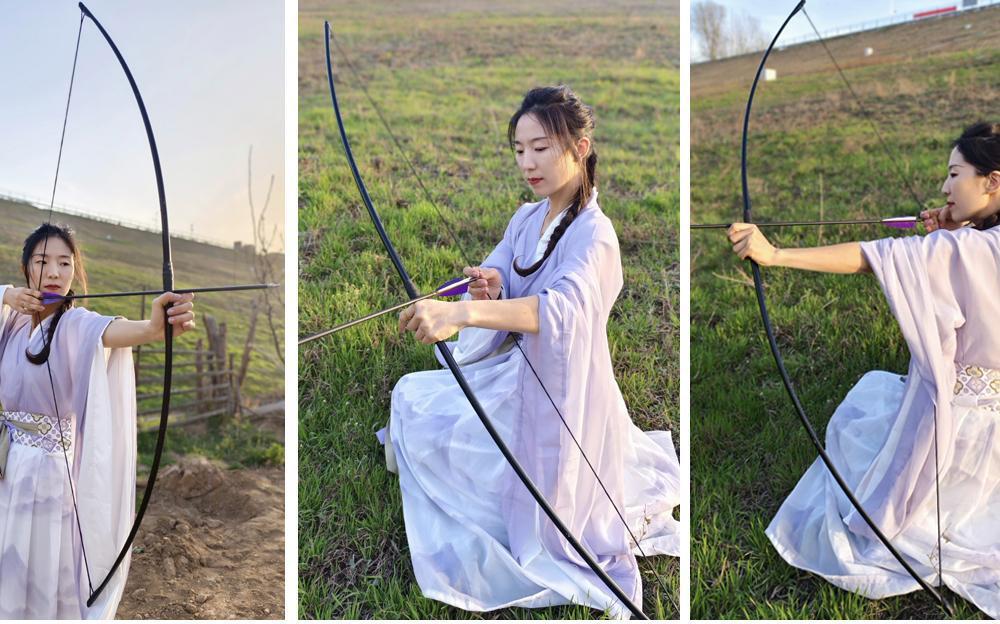 67inch Traditional English Longbow Archery 25-120lbs