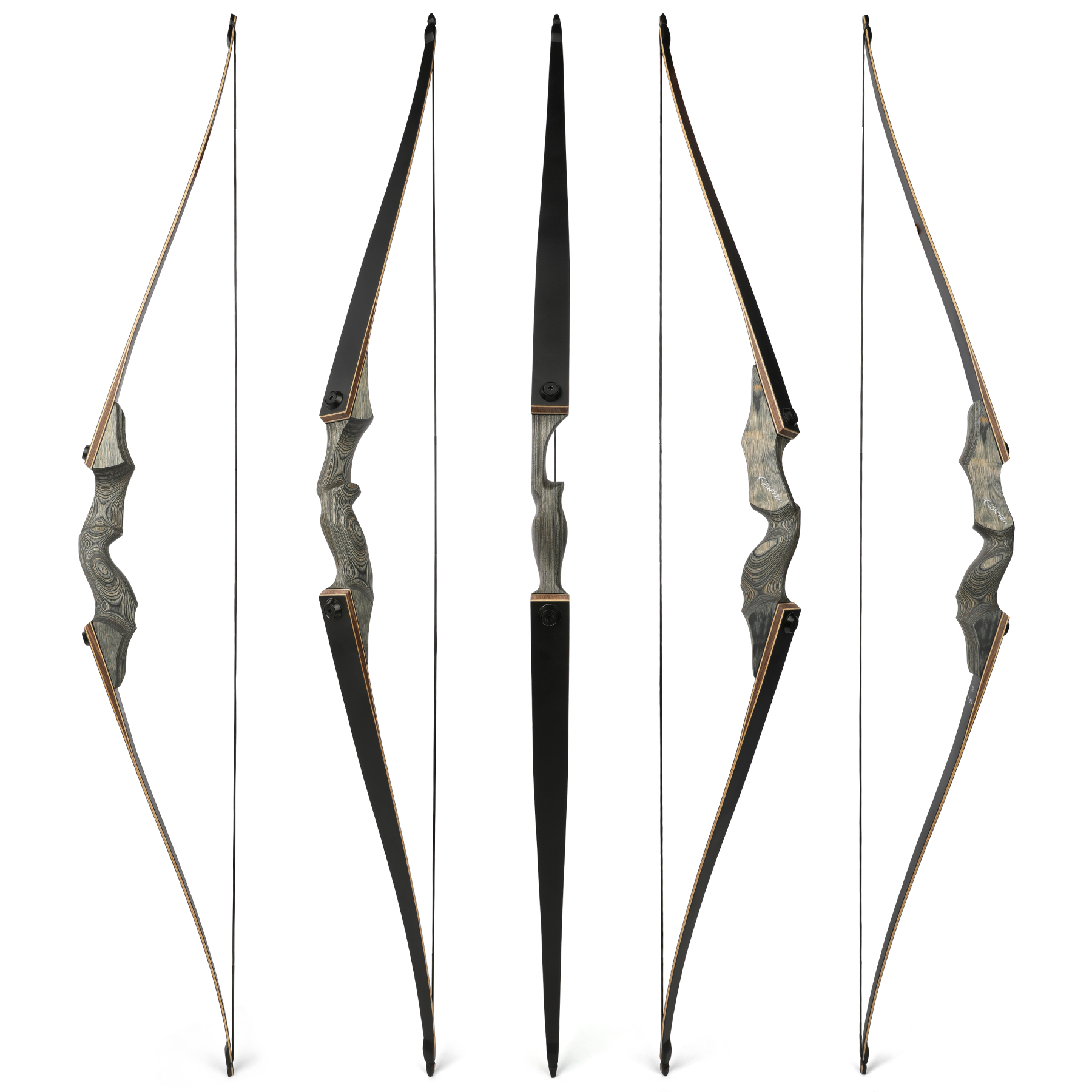 Archery Takedown Longbow 20lbs-60lbs Traditional Hunting RH&LH