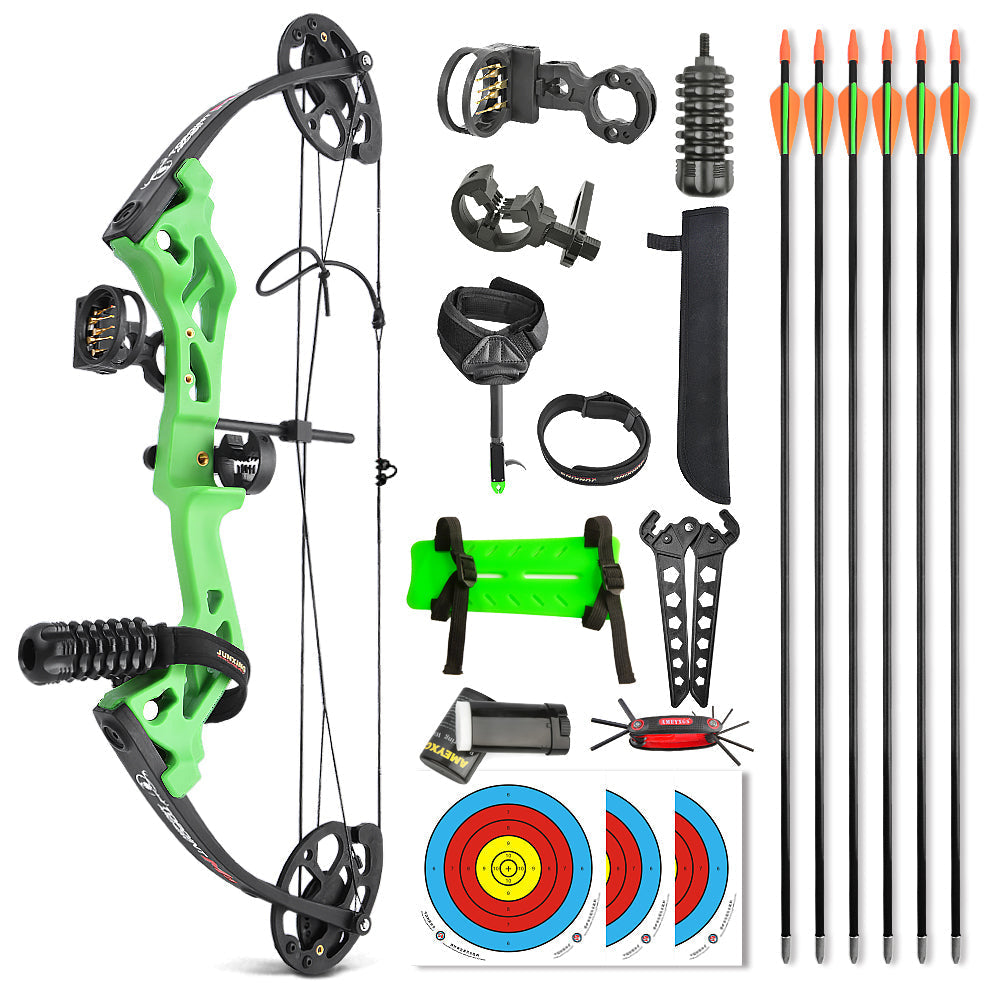 🎯M3 Child Compound Bow Archery Beginner Shooting Training-AMEYXGS Archery