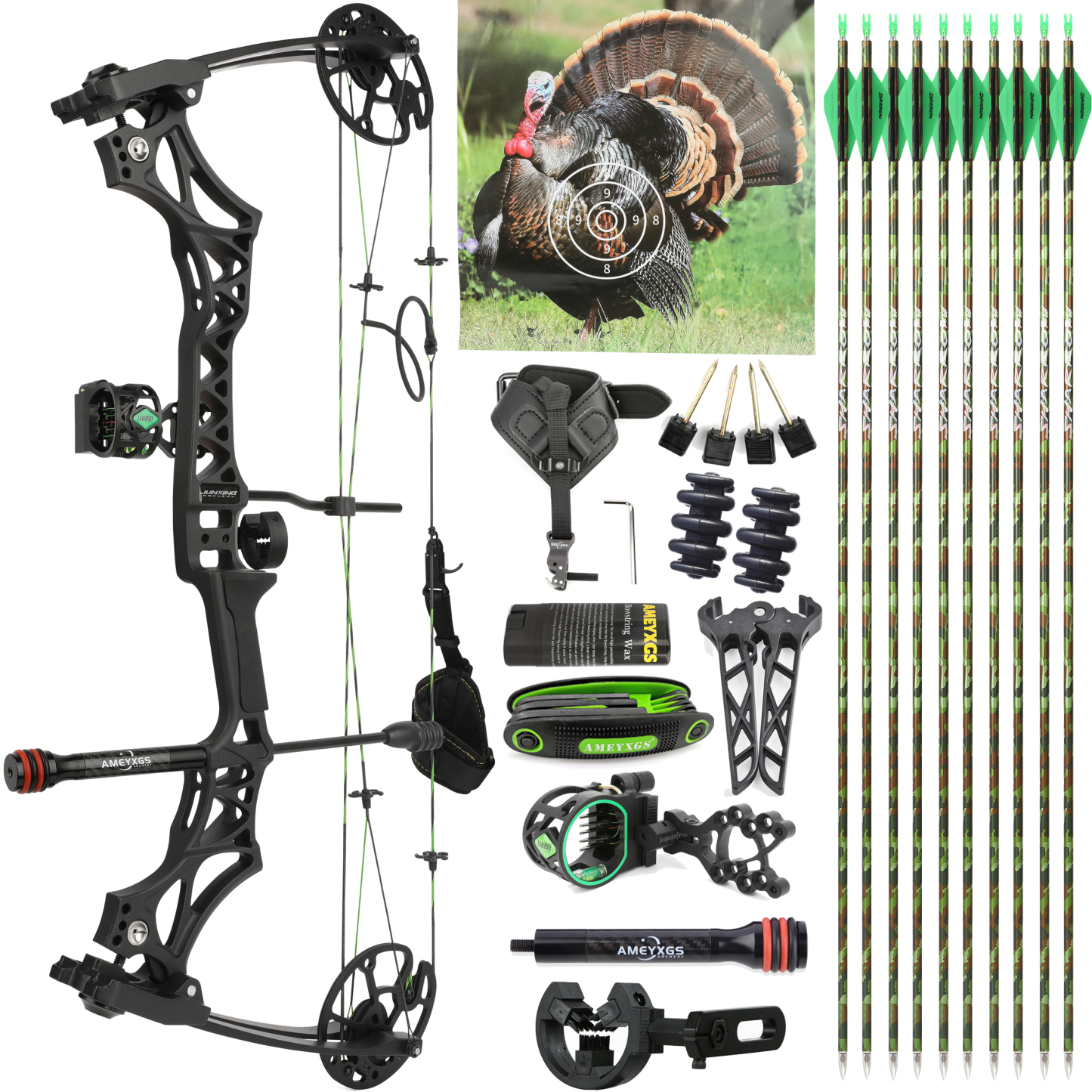 Archery Compound Bow Hunting Target Practice for Beginners Adult