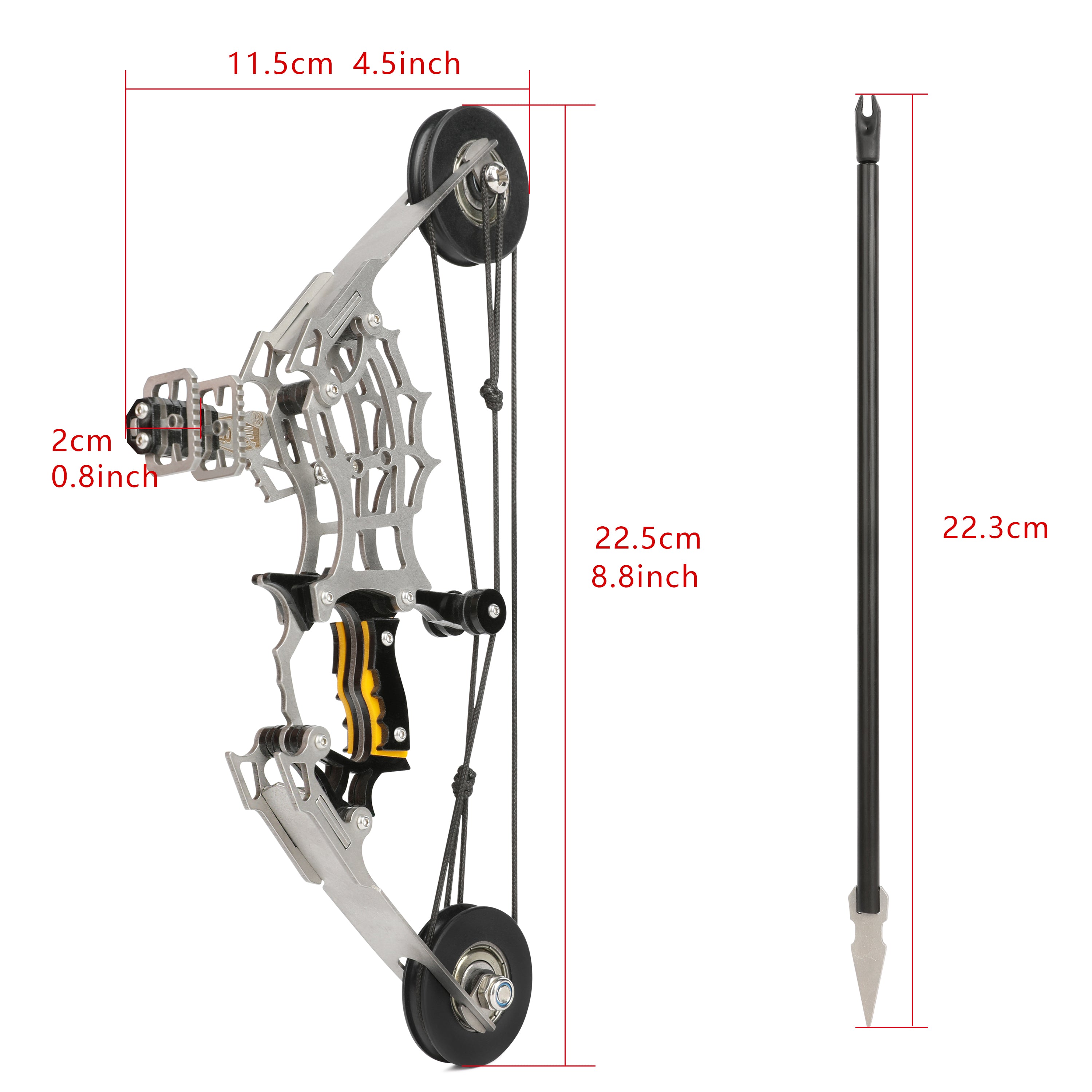 Mini Compoud Bow Archery Huntingbow 12LBS-AMEYXGS Archery