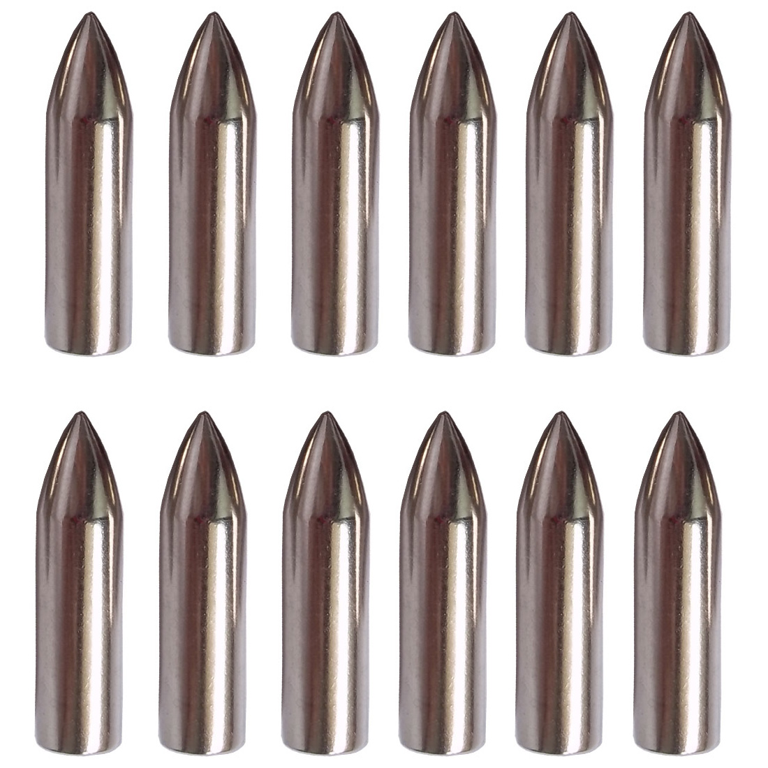 12Pcs Archery  Field Point for Wooden Arrows