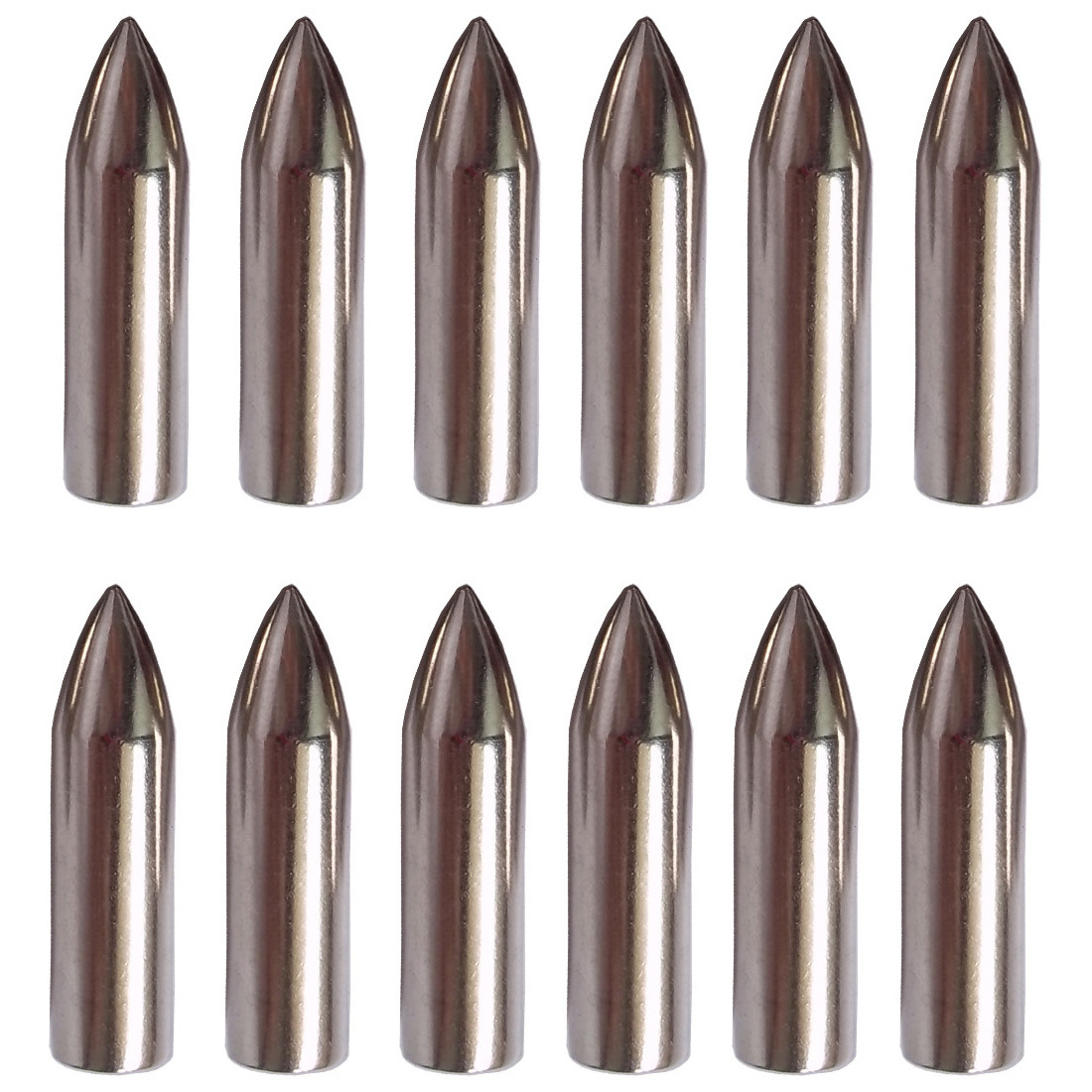 12Pcs Archery Field Point for Wooden Arrows