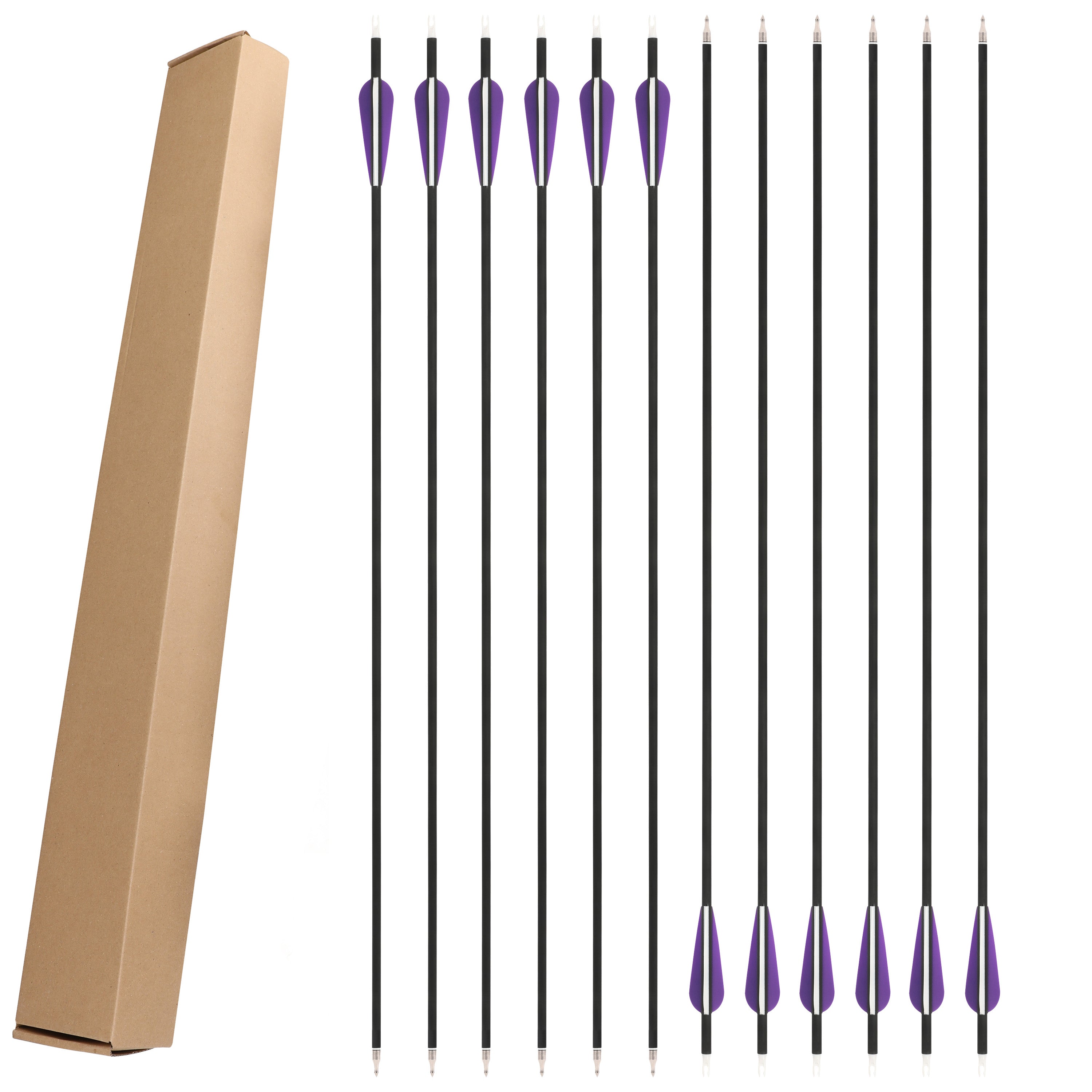 🎯Archery Carbon Arrows Targeting Practice Hunting for Recurve Compound Bow-AMEYXGS Archery