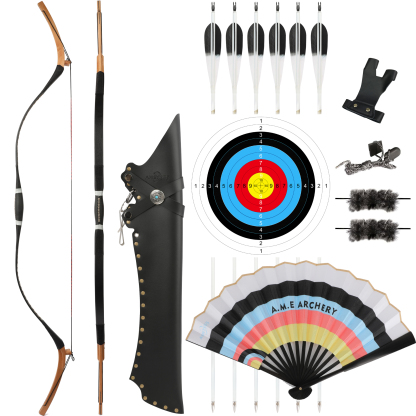 64'' Archery One-Piece Traditional Longbow 
