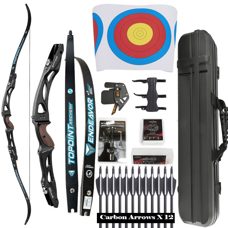 R10 Archery Recurve Bow and Arrows Kit Target