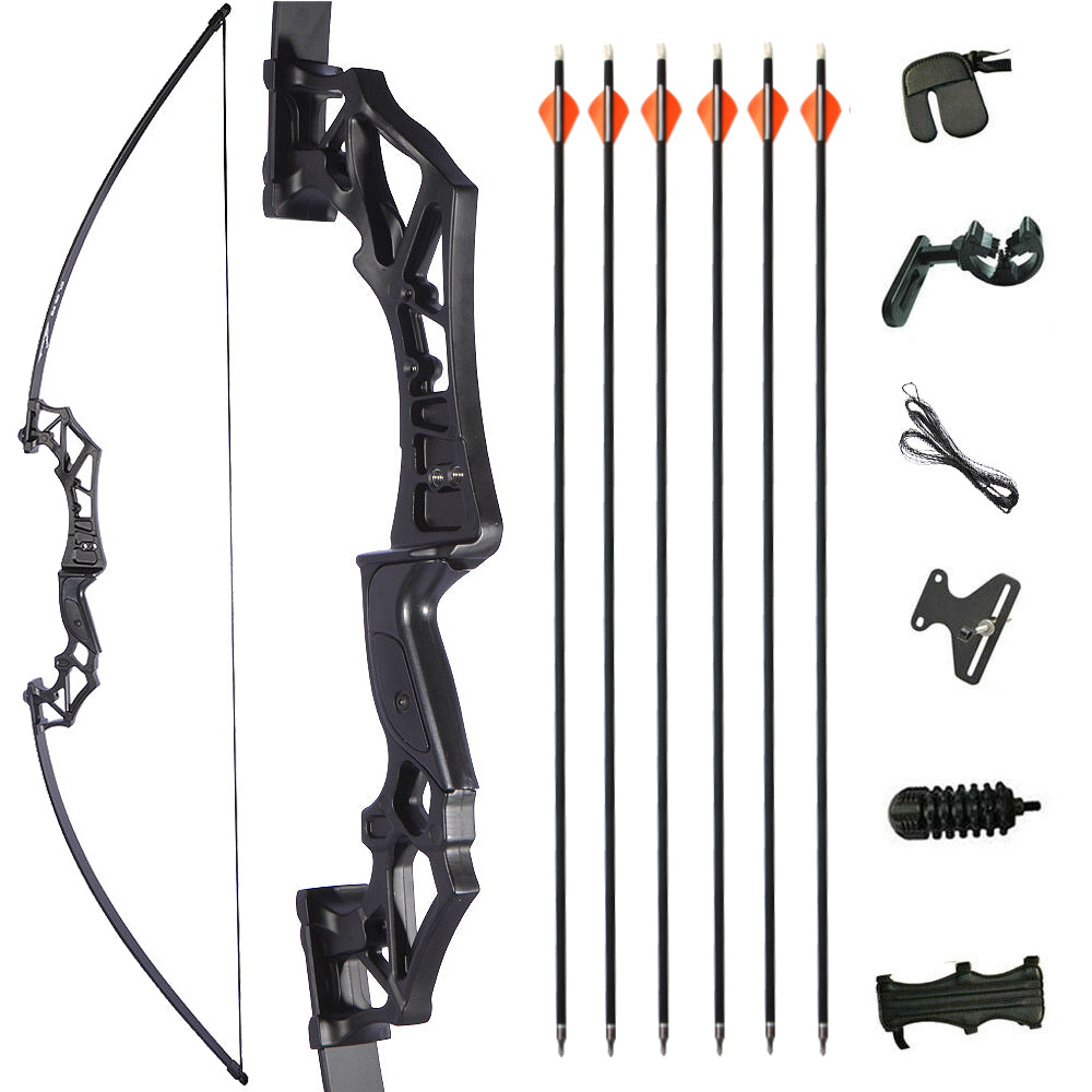 🎯40/50lbs Professional Archery Straight Takedown Recurve Bow Fishing Hunting-AMEYXGS Archery