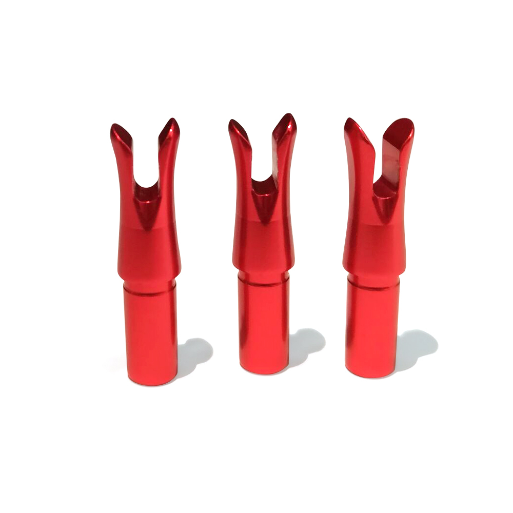 6/12pcs Archery Aluminum Alloy Insert Nock