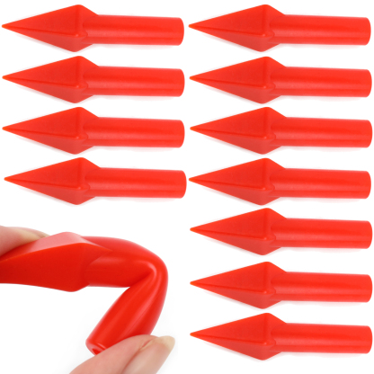 Rubber Arrowhead 8mm Glue On Target Arrow Point