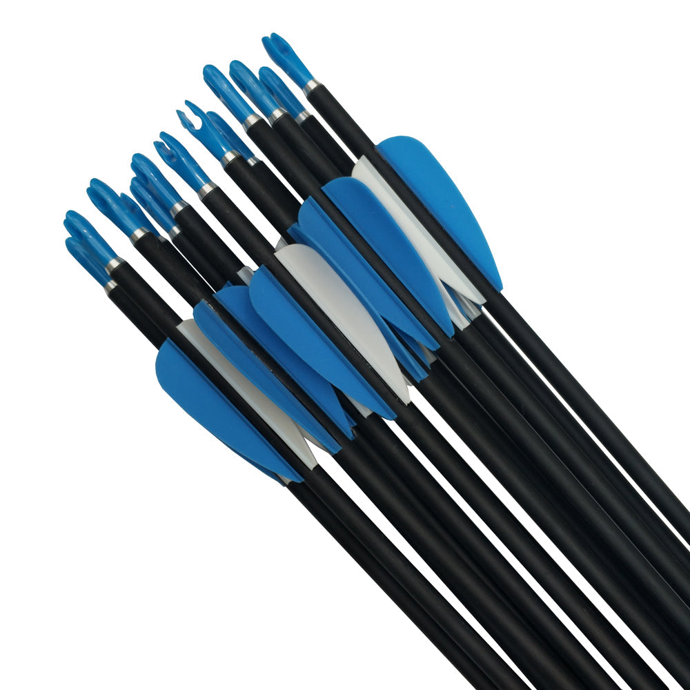 🎯100pcs Archery Hunting1.75'' Rubber Universal Arrow Feather Archery Hunting-AMEYXGS Archery