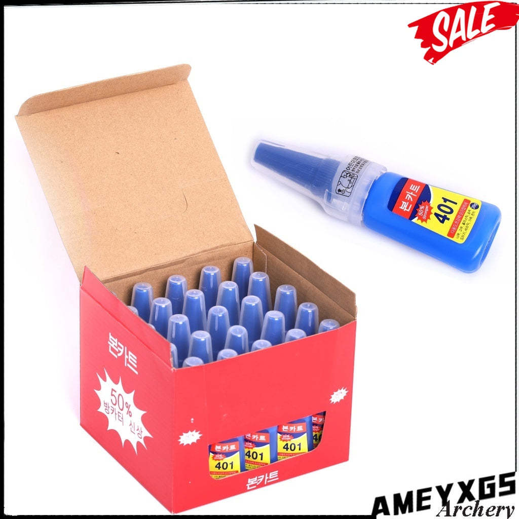 🎯401 Adhesive Super Glue Archery School Maintenance Plastic Metal-AMEYXGS Archery