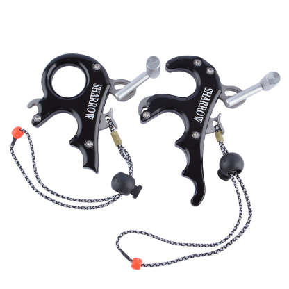 🎯3/4 Fingers Archery Compound Bow Release Aid Hunting-AMEYXGS Archery