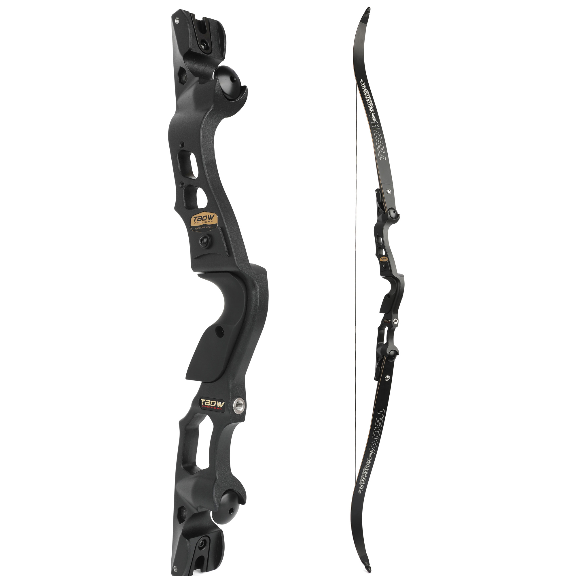 AMEYXGS Archery TBOW 62" Recurve Hunting Bow ILF Target 20-65lbs