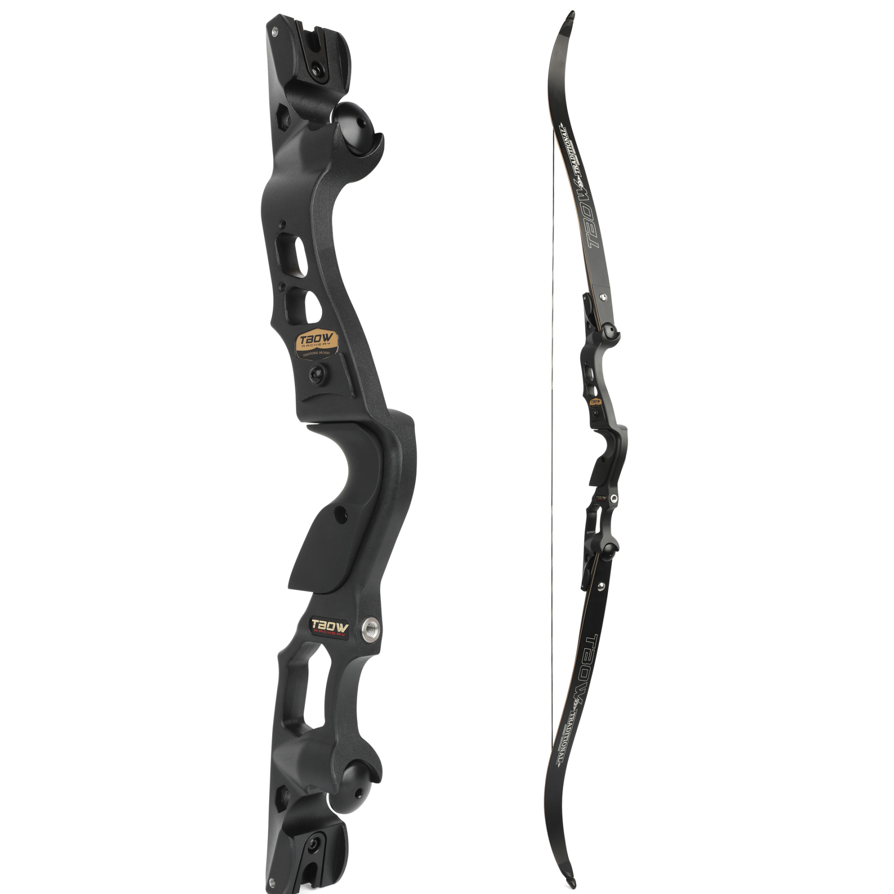 AMEYXGS Archery 62" Recurve Hunting Bow ILF Target 20-65lbs