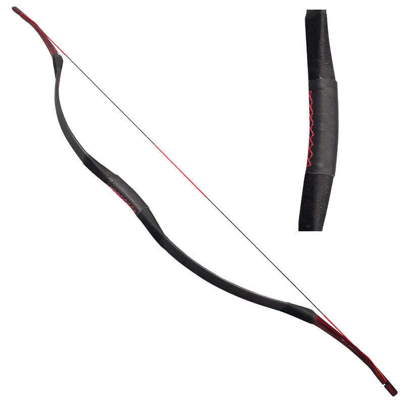 🎯25-55lbs Traditional Recurve Bow Longbow Mongolian Horse-AMEYXGS Archery