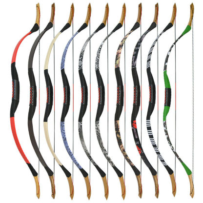 🎯25-55lbs Traditional Longbow Recurve Bow Horse-AMEYXGS Archery