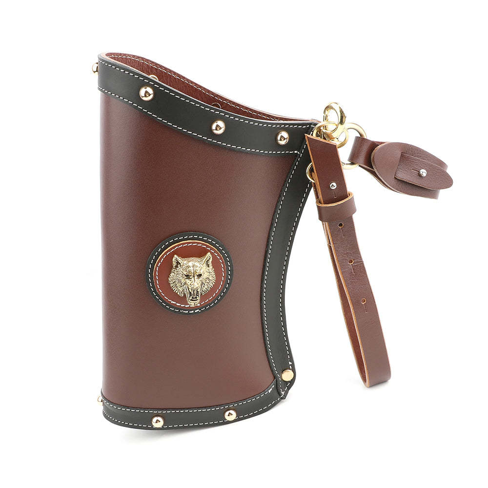 🎯Cow Hide Leather Arrow Holder Quivers for Hunting Bow Archery Sports-AMEYXGS Archery