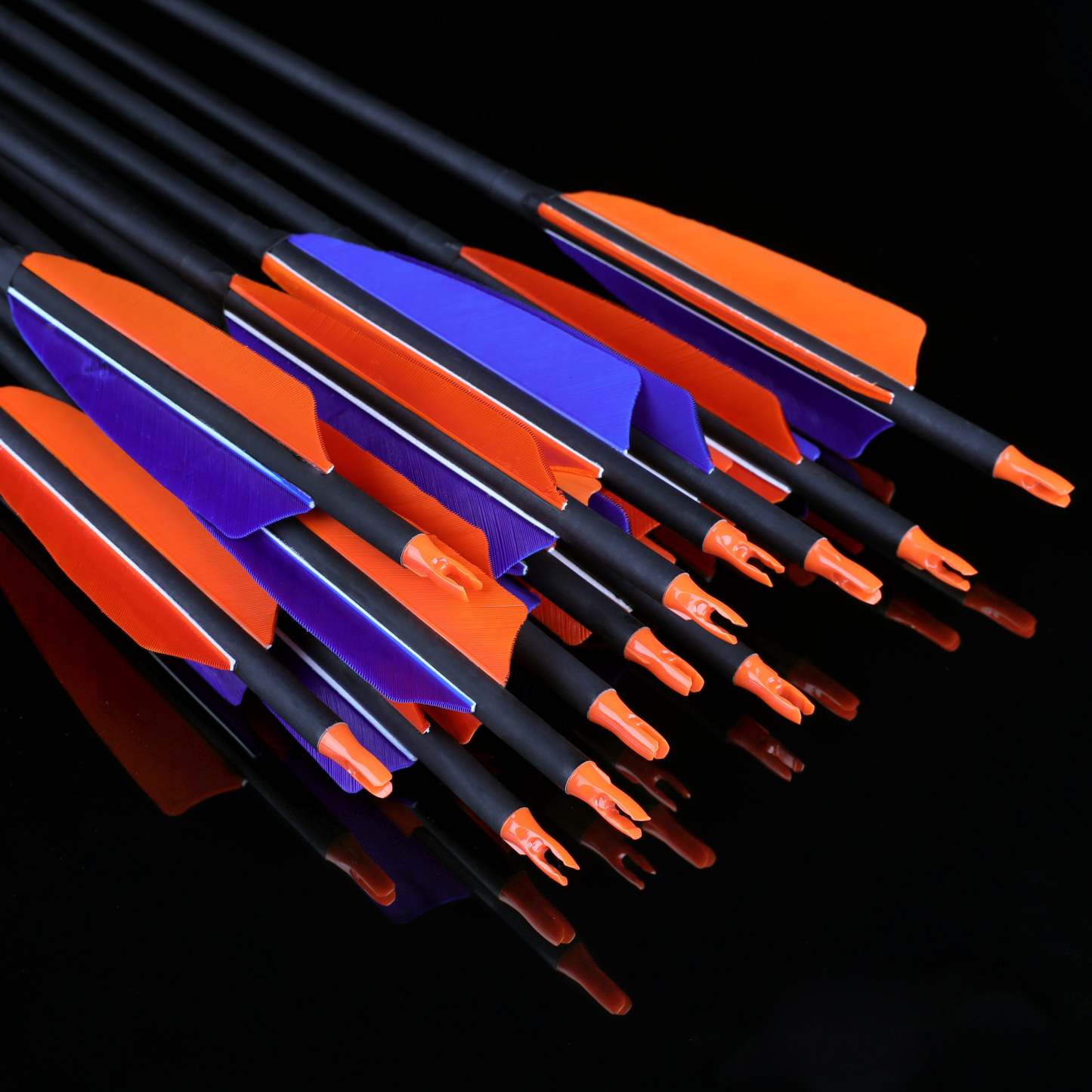 🎯Archery 500 Spine Carbon Arrows for Traditional Longbow Hunting Target-AMEYXGS Archery
