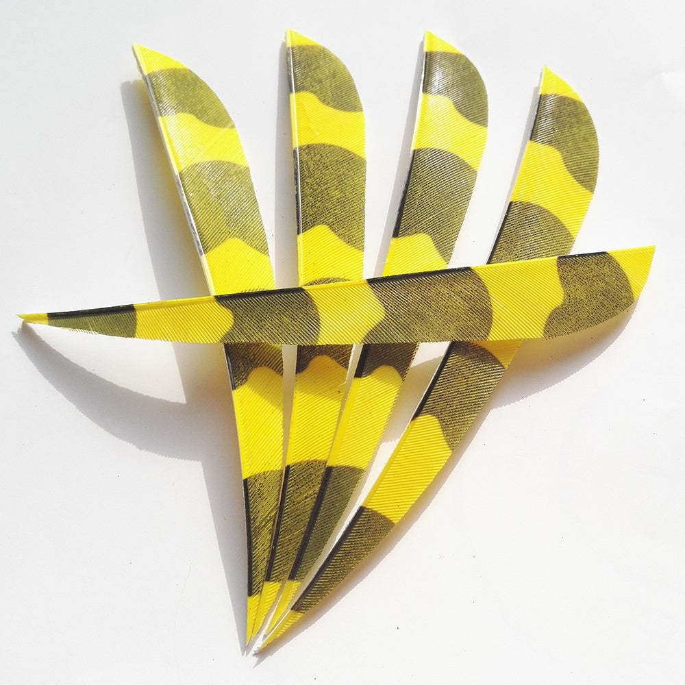 🎯AMEYXGS Archery 5'' Turkey Feather for Bamboo Arrows-AMEYXGS Archery