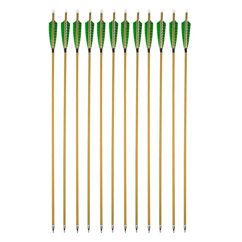 🎯 Pure Carbon Arrows Handmade Archery Gear Traditional Bow-AMEYXGS Archery