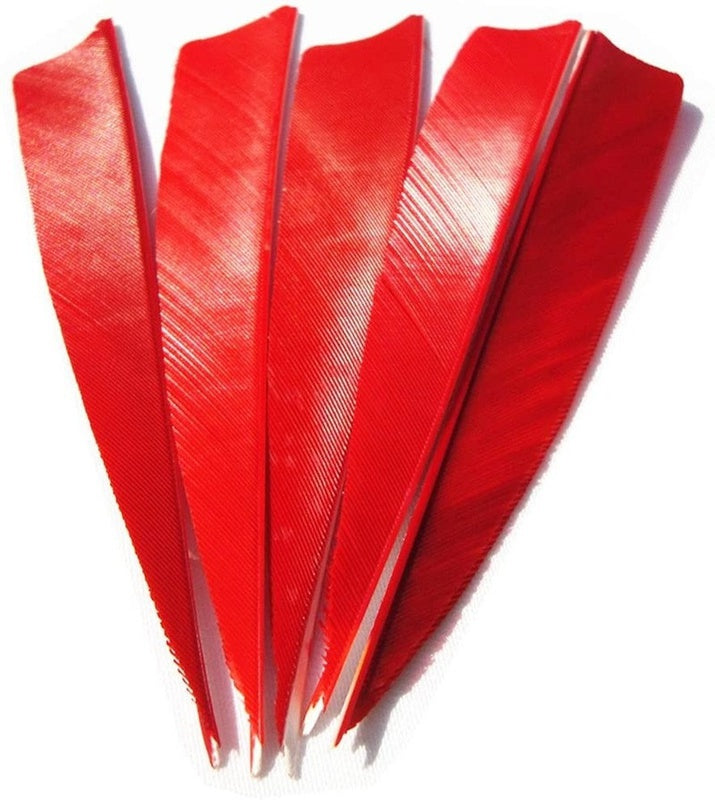 🎯4inch Turkey Arrows Feather Fletching for Traditional Archery Bow-AMEYXGS Archery