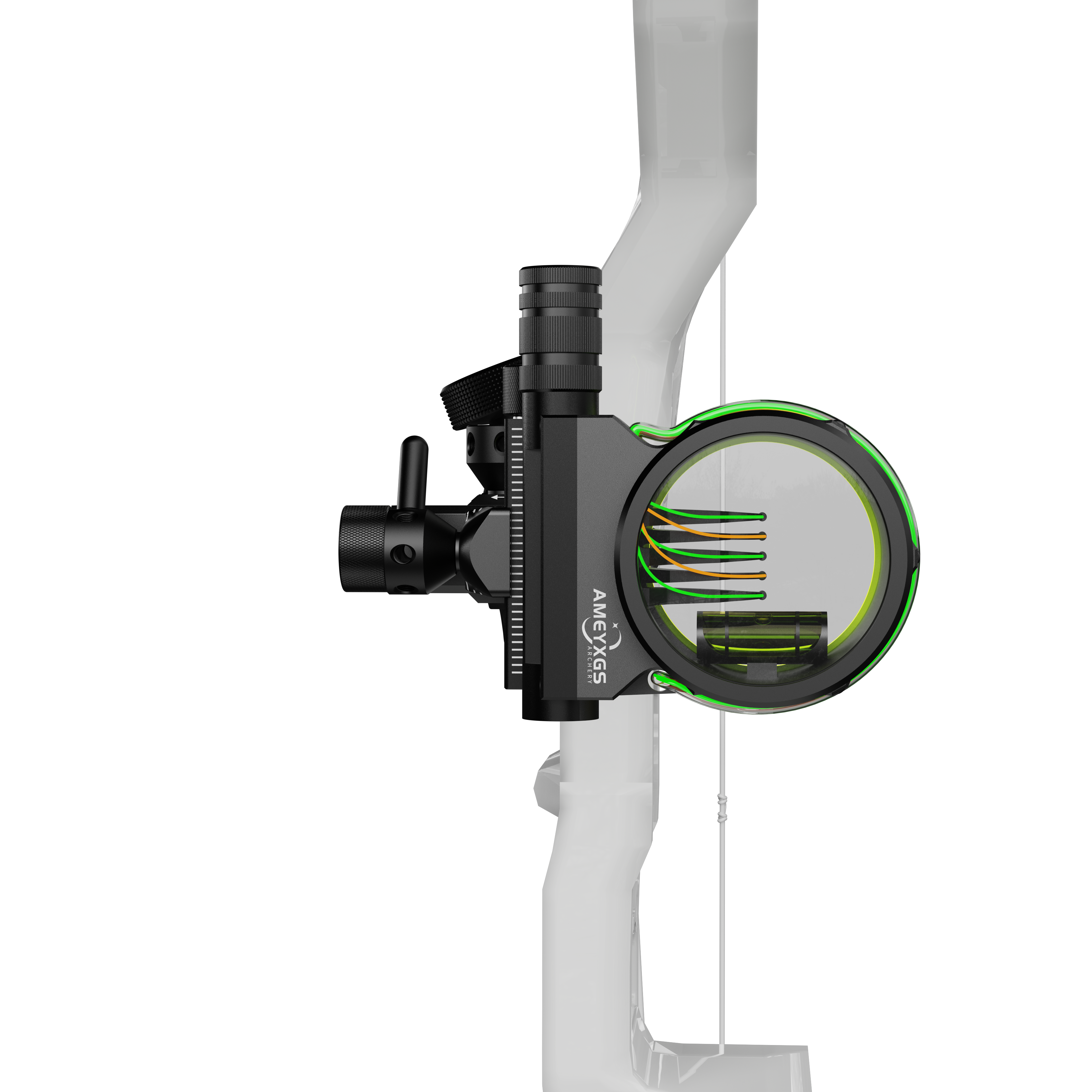 AMEYXGS Micro Adjustable Compound Bow Sight Lens Shooting Target