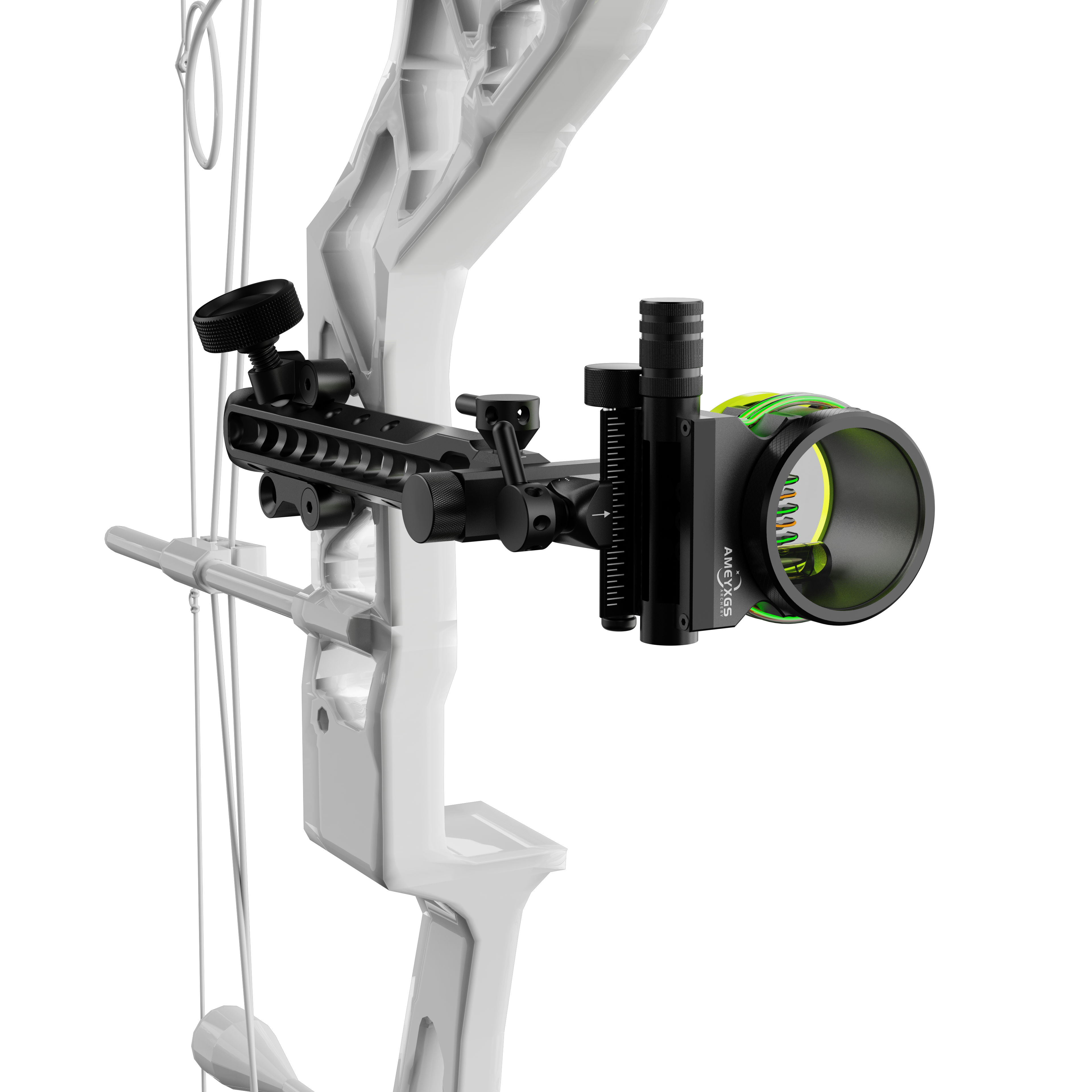 AMEYXGS Micro Adjustable Compound Bow Sight Lens Shooting Target