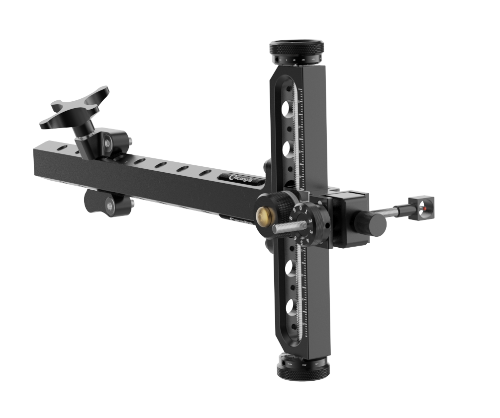 AKT-QT517B 9" Recurve Bow Sight - CNC Aluminum Target Sight