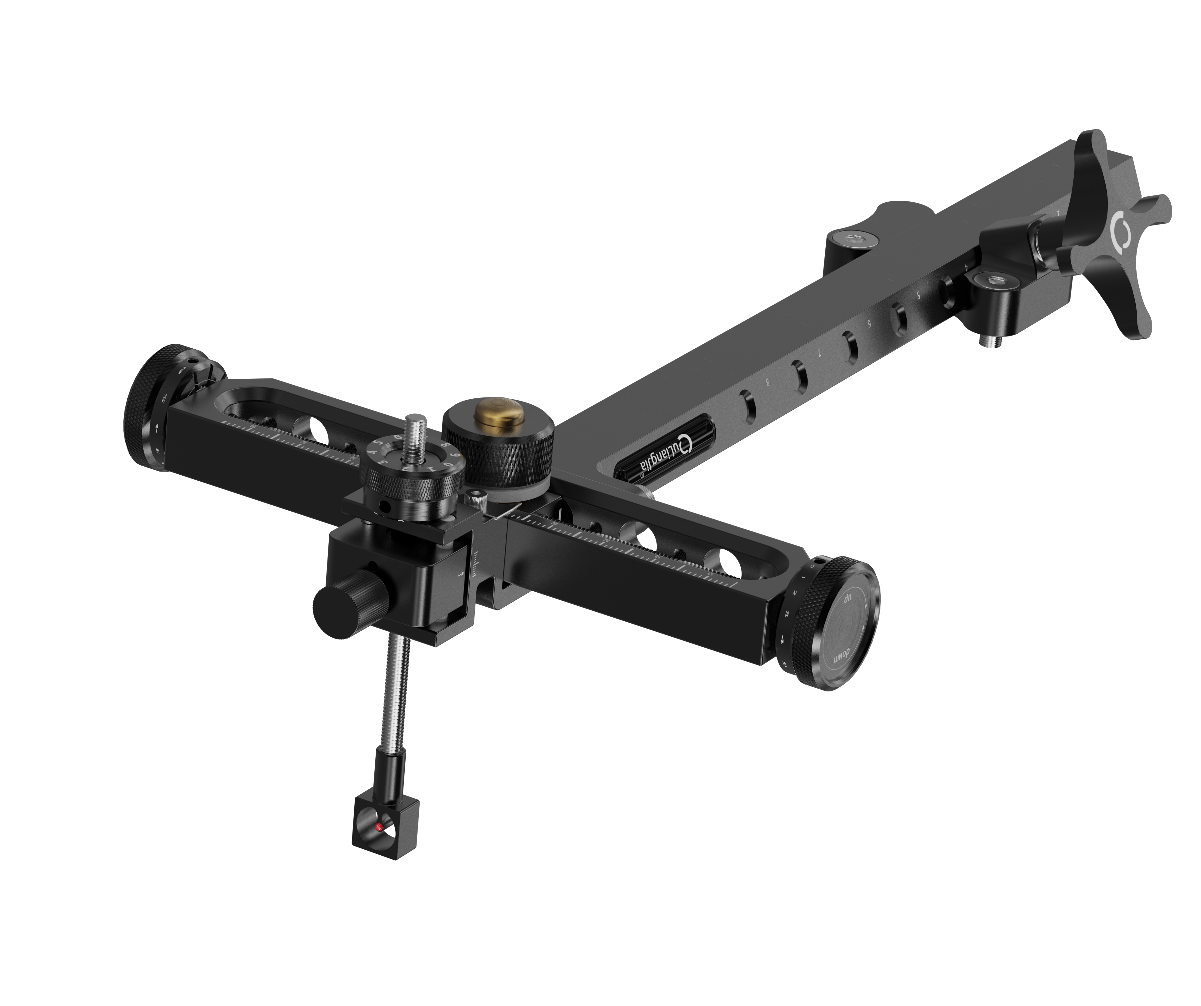 AKT-QT517B 9" Recurve Bow Sight - CNC Aluminum Target Sight