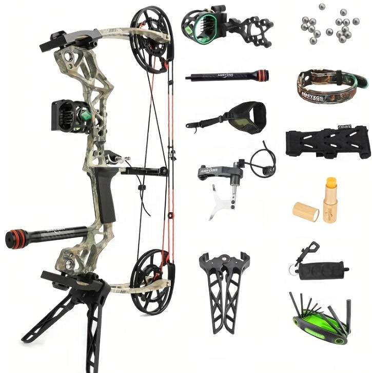 KAIMEI 270 Dual-Use Compound Bow 40–60LBS Camo