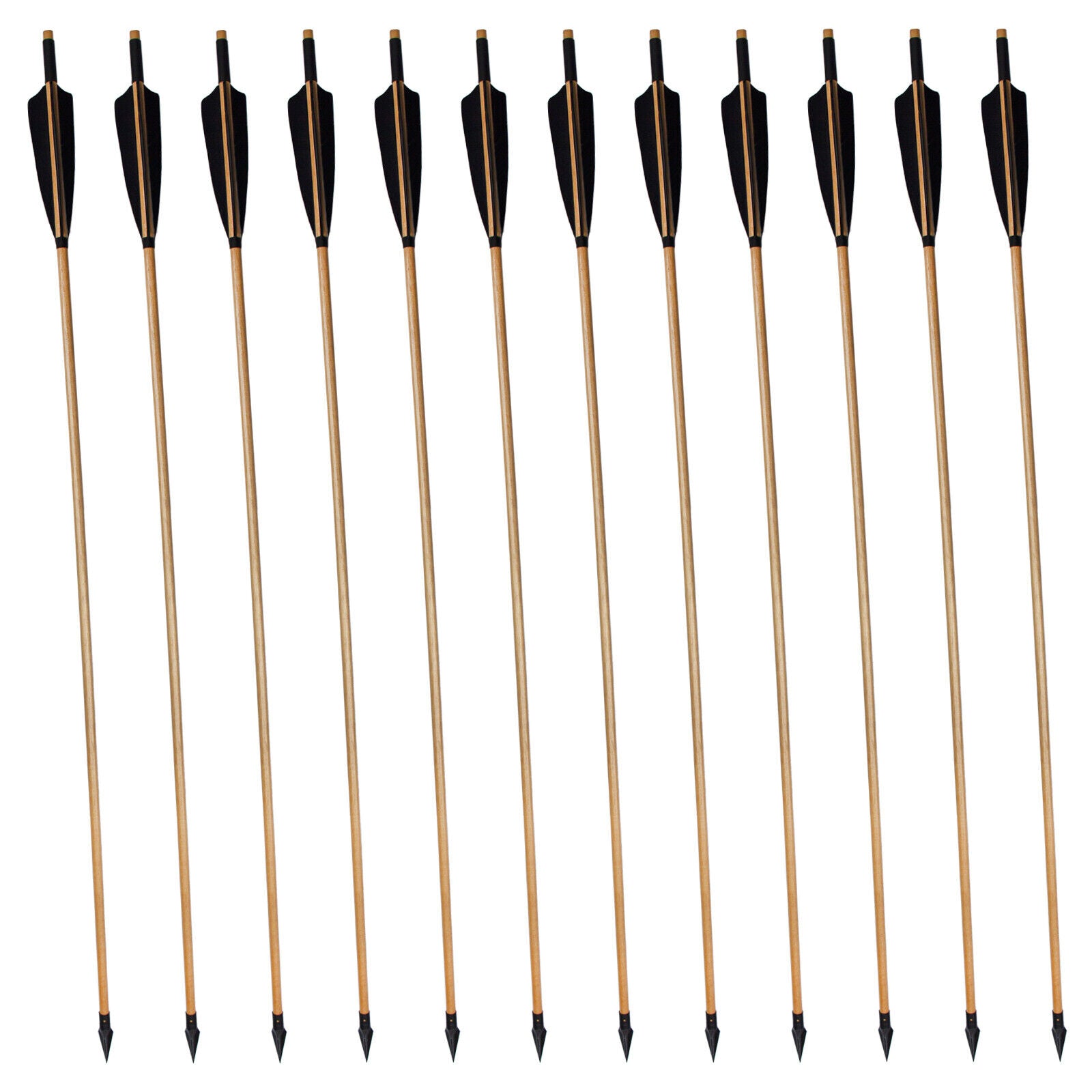 Wooden Arrows for Traditional Bow – AMEYXGS Archery