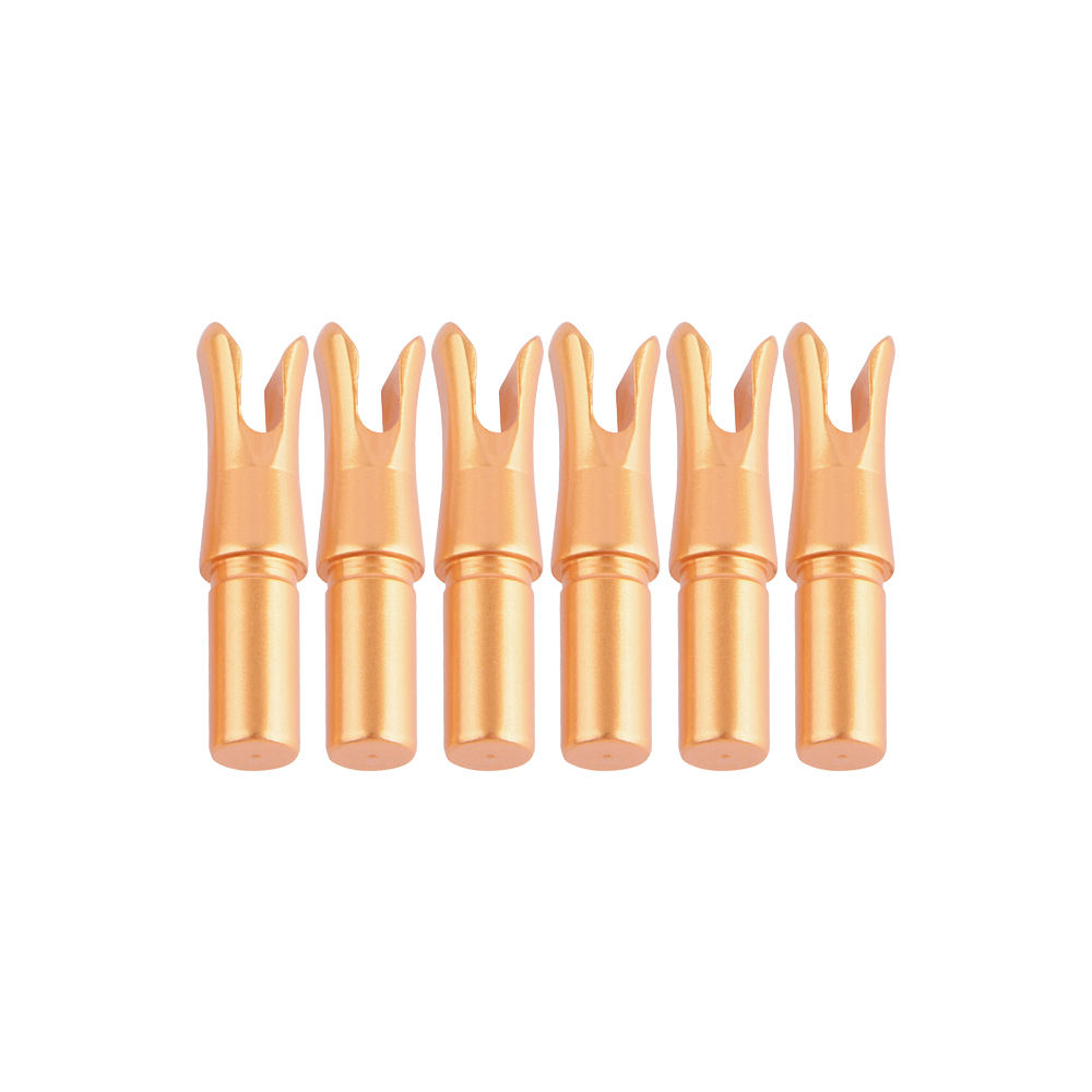 6/12pcs Archery Aluminum Alloy Insert Nock
