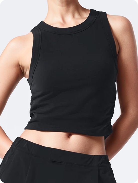 Style 5-Spacedye Square Up Cropped Tank