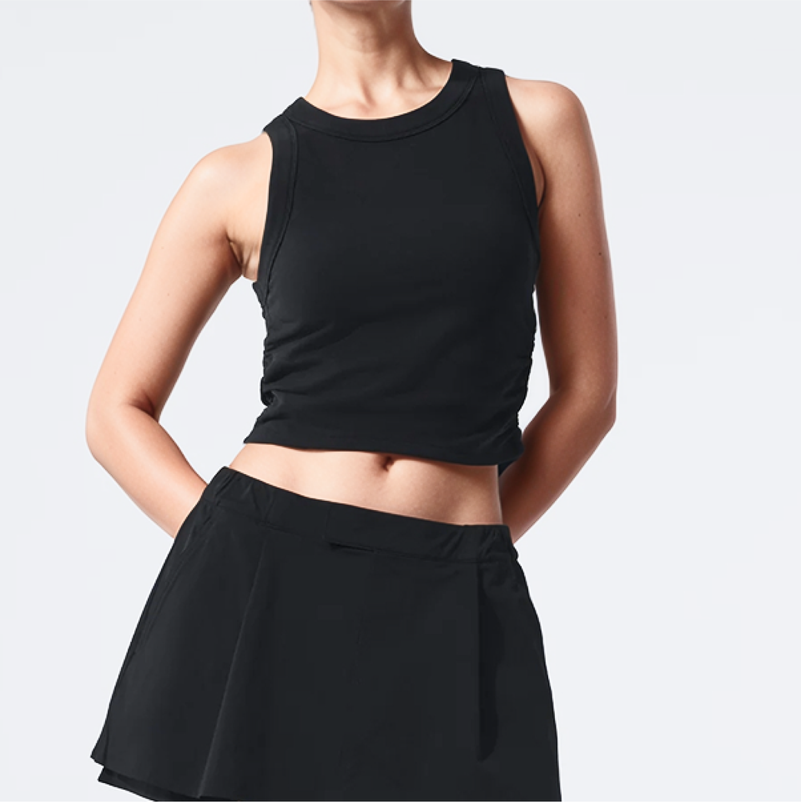 Style 2-Spacedye Square Up Cropped Tank