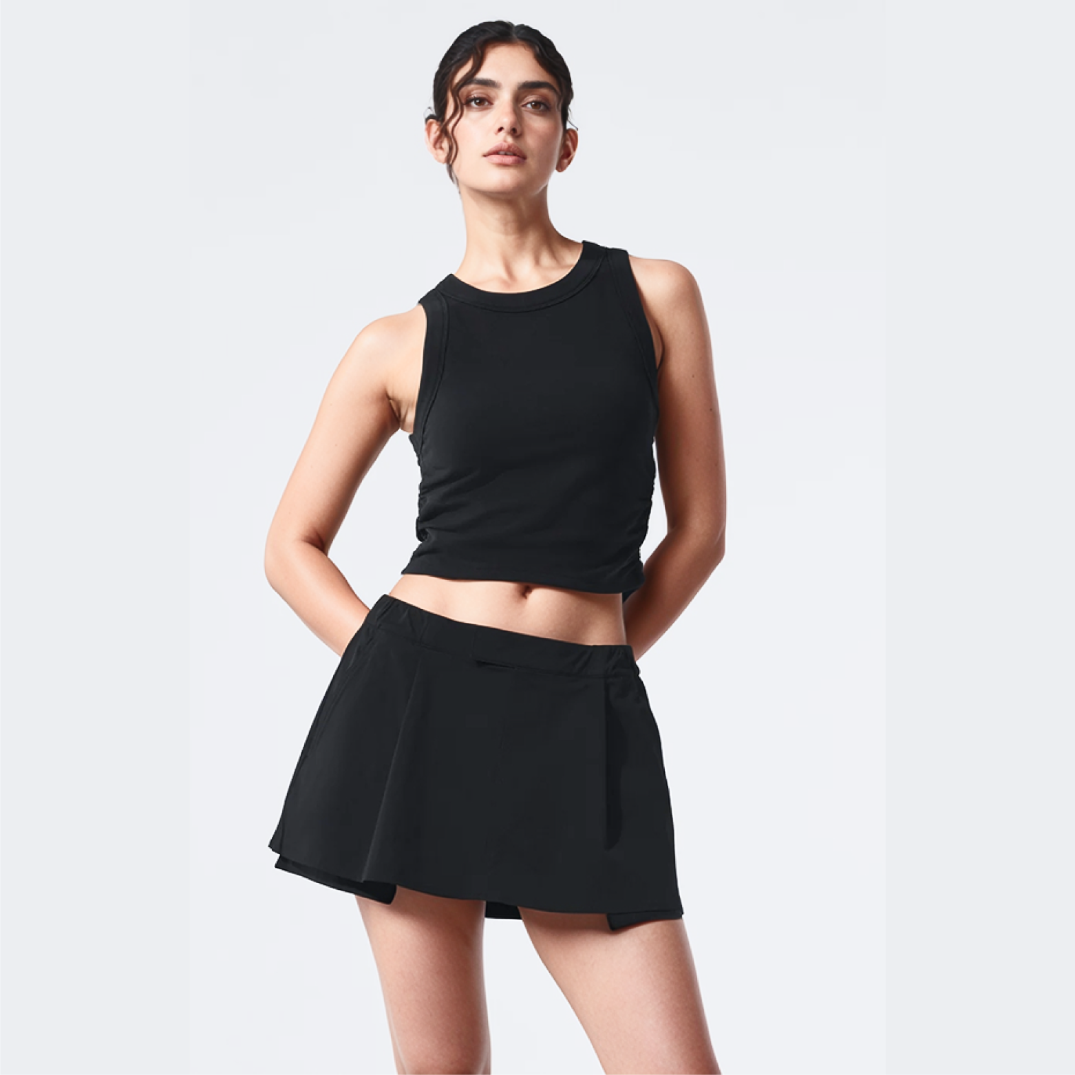 Style 2-Spacedye Square Up Cropped Tank