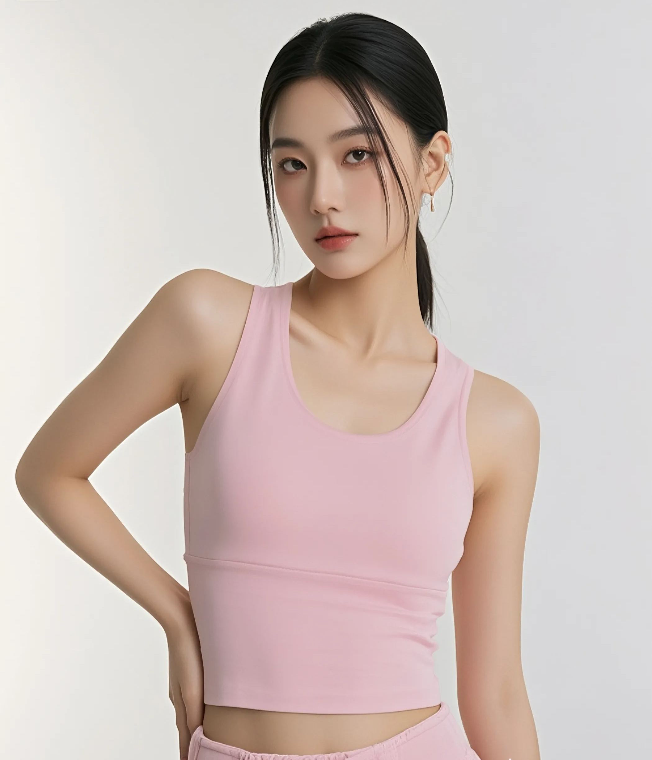 Sweat-Wicking High-Intensity Training Cropped Tank