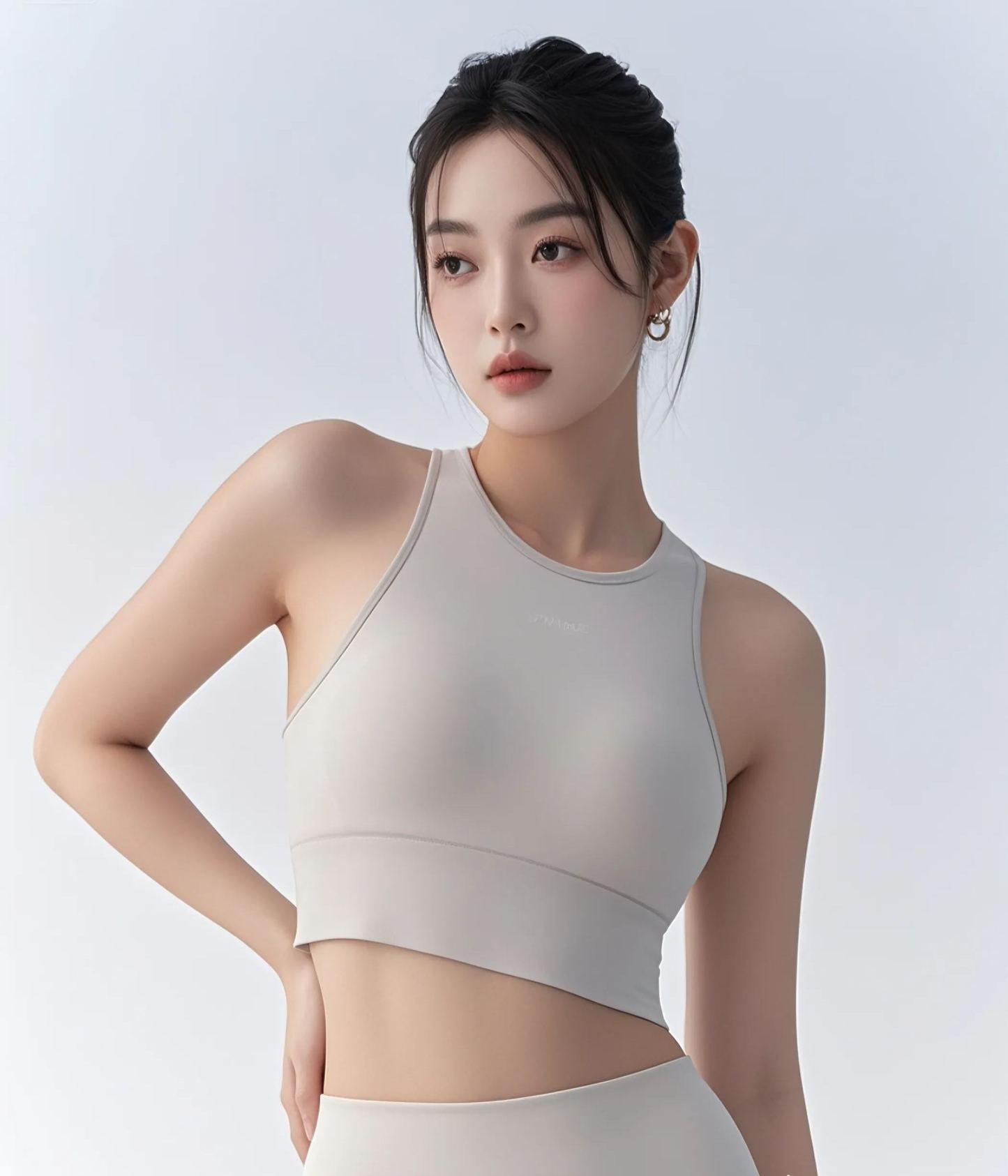 Sweat-Wicking High-Intensity Training Cropped Tank