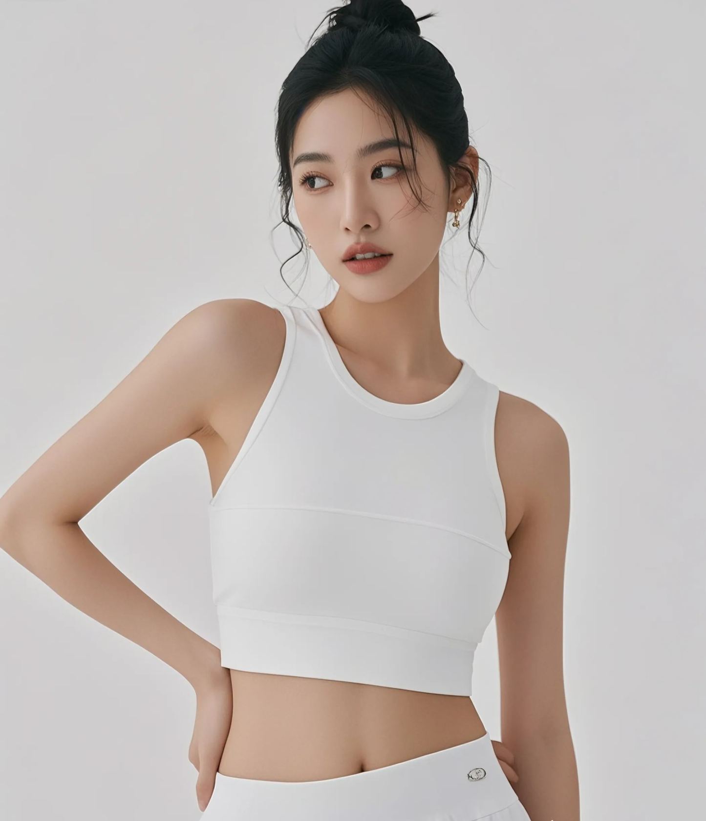 Sweat-Wicking High-Intensity Training Cropped Tank