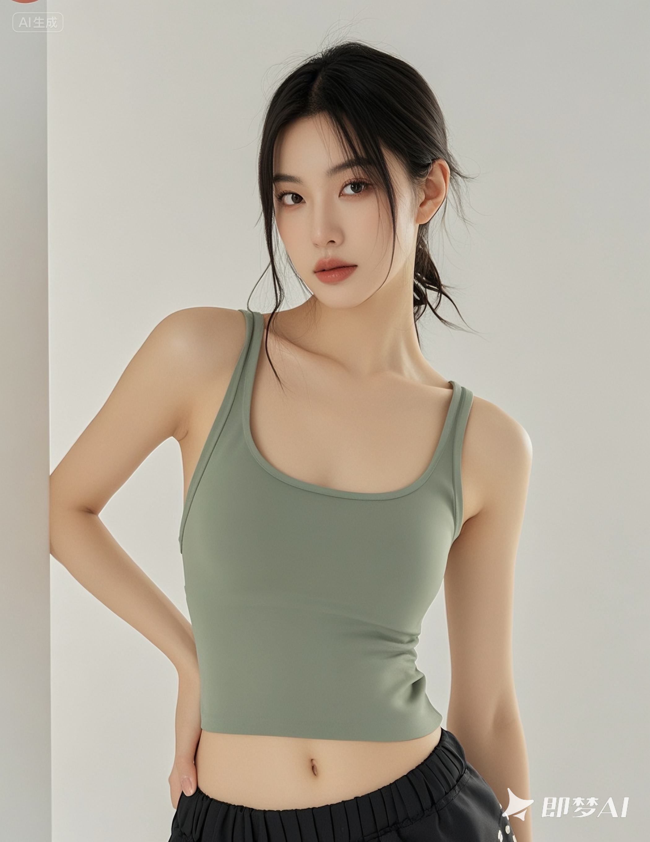 Sweat-Wicking High-Intensity Training Cropped Tank