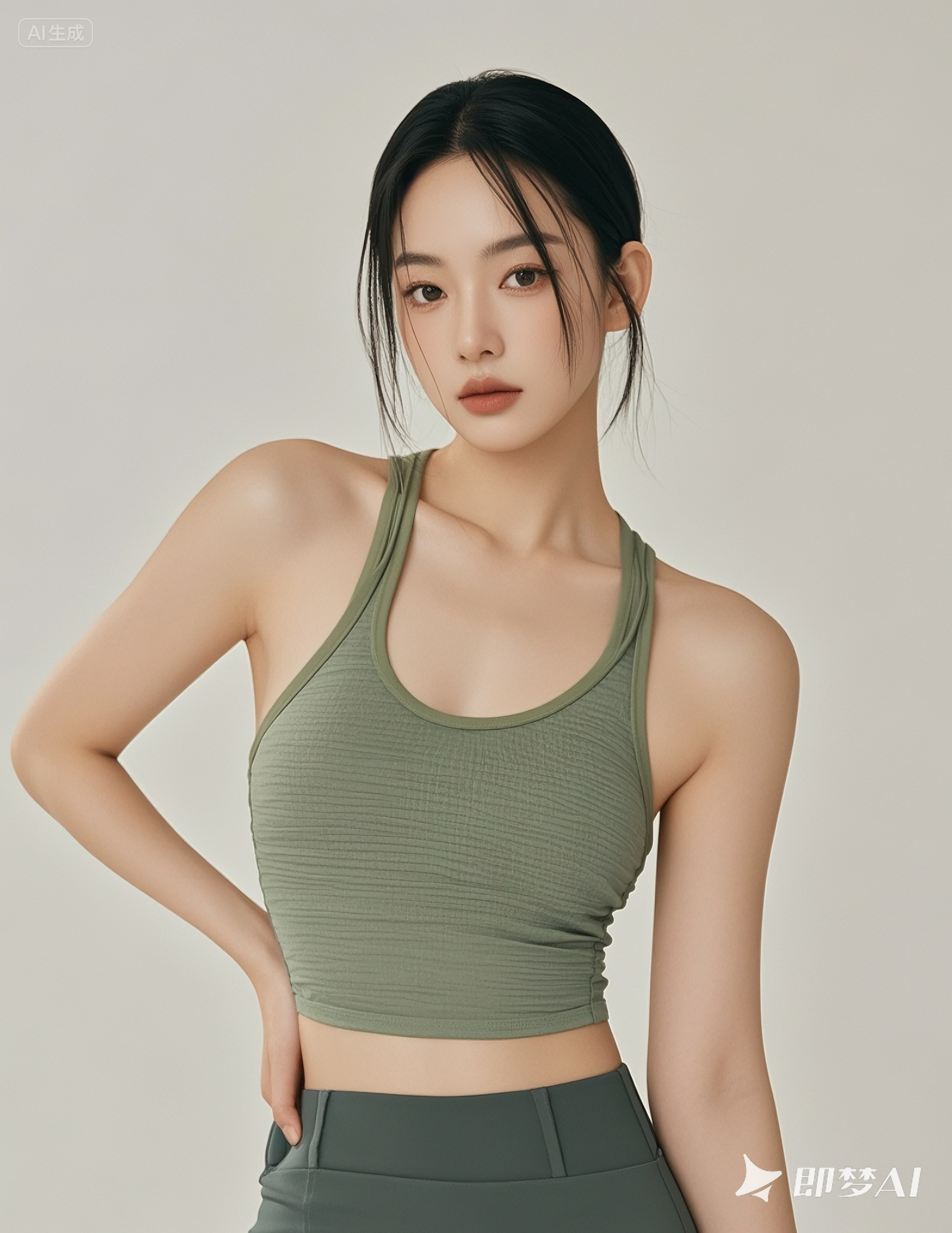 Sweat-Wicking High-Intensity Training Cropped Tank