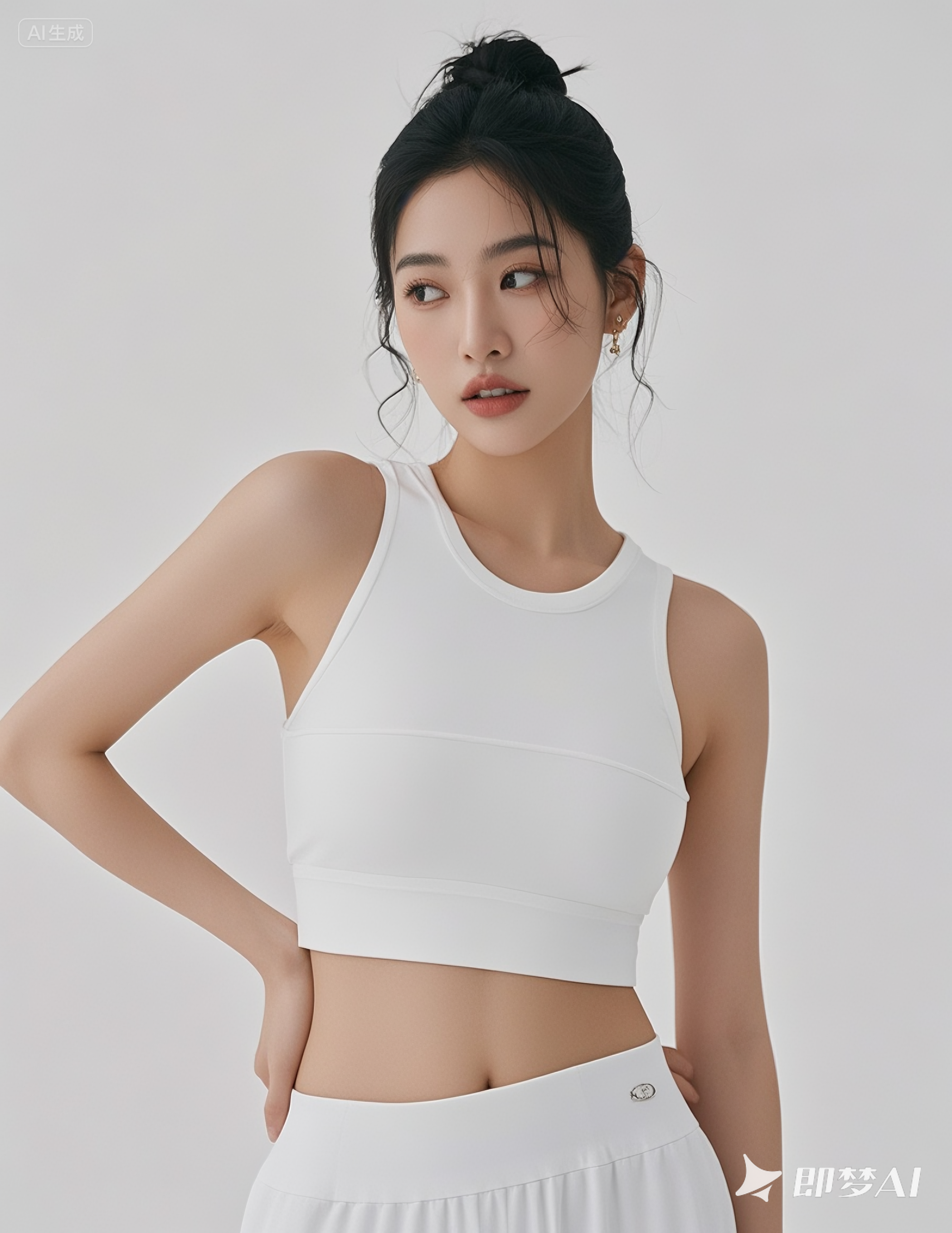 Sweat-Wicking High-Intensity Training Cropped Tank