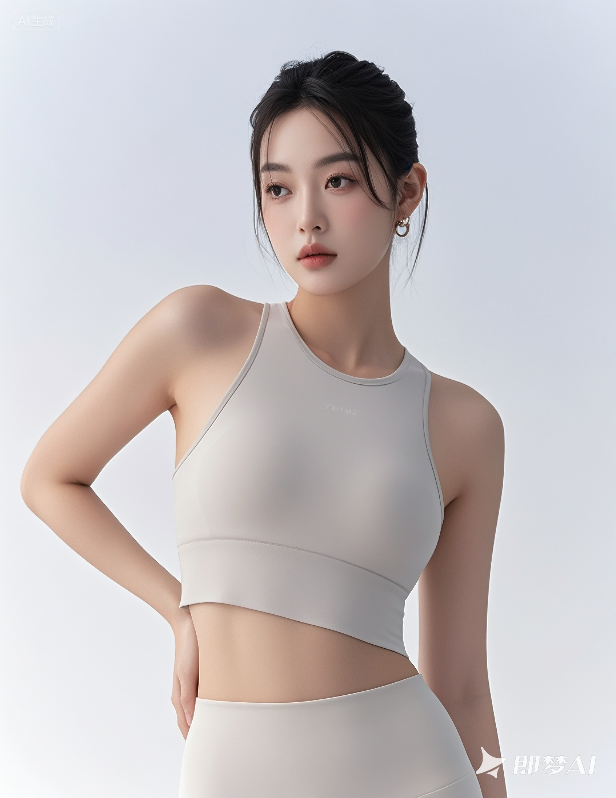 Sweat-Wicking High-Intensity Training Cropped Tank